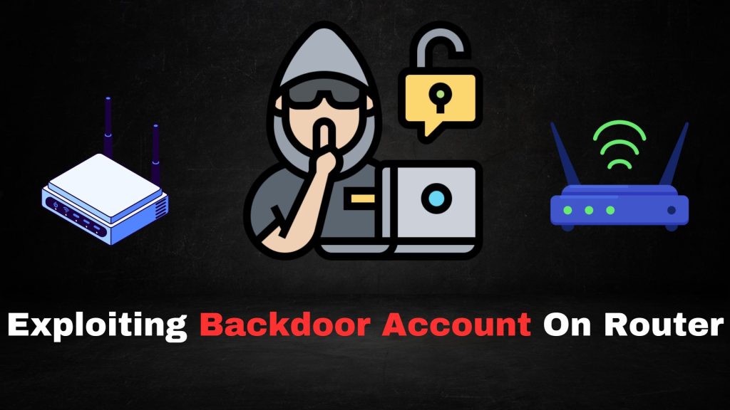 Backdoor accounts on routers